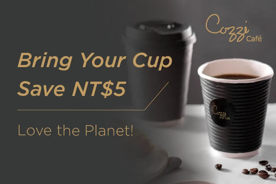 Bring your own cup and enjoy a discount