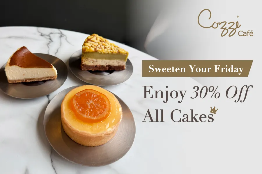 Sweet Friday Treats – 30% Off Cakes!