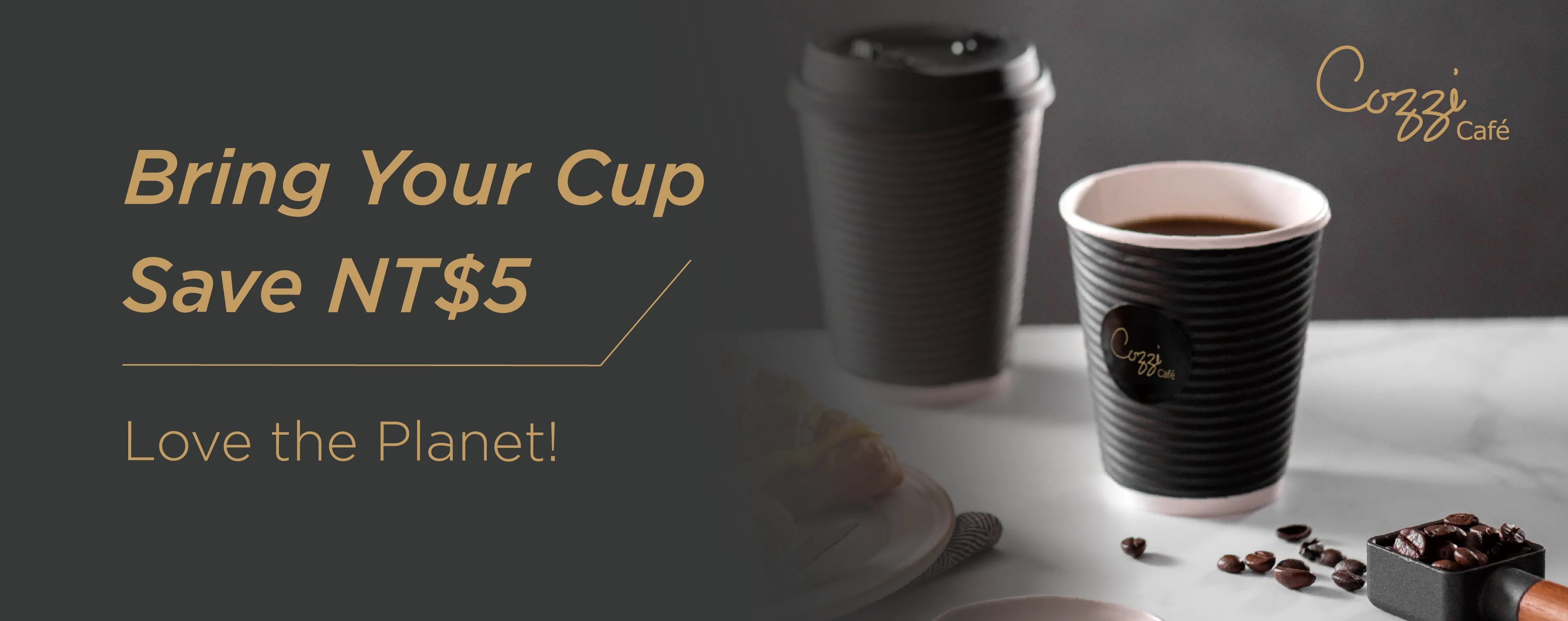 CUP 5% discount
