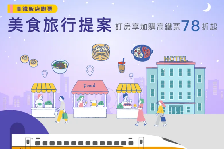高鐵聯票「美食旅行提案」 住房專案